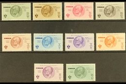 SOMALIA  1934 Air Rome - Mogadishu Flight Complete Set (Sassone 7/16, SG 199/208), never Hinged Mint, Fresh & Attractive - Other & Unclassified