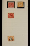 1903-1927 ATTRACTIVE MINT AND USED COLLECTION IN AN ALBUM  With KEVII 1903-04 Set To 1R Plus 4R Mint, And Most Values To - Vide