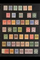 1883-1948 ALL DIFFERENT MINT COLLECTION  A Most Useful Mint Collection Presented On A Pair Of Stock Pages That Includes  - Straits Settlements