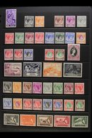 MALACCA  1948-68 ALL DIFFERENT MINT / NHM COLLECTION Presented On A Pair Of Stock Pages. Includes 1949-52 Definitive Wit - Other & Unclassified