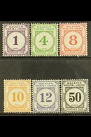 MALAYA POSTAL UNION  1936-38 Postage Due Set, SG D1/6, Very Fine Mint (6 Stamps) For More Images, Please Visit Http://ww - Autres & Non Classés