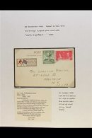 1942 LABELS ON COVERS.  Censored Cover To England Bearing 2½d Stamp And ½d 'Help The Malta Relief Fund' Label And Postca - Malta (...-1964)