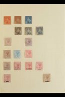 1858-1935 MINT COLLECTION  A Mostly All Different Collection Which Includes 1858-62 (6d) Vermilion With Four Margins Plu - Mauricio (...-1967)