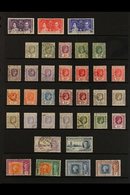 1937-58 COLLECTION OF USED SETS.  A Most Useful Collection Of Used Sets On A Pair Of Stock Pages. Includes 1938-49 KGVI  - Mauritius (...-1967)