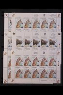 2007  Surcharges Complete Set In Sheetlets Of Ten, SG 1081/9, Never Hinged Mint (9 Sheetlets). For More Images, Please V - Namibie (1990- ...)