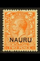 1923  2d Orange (Die II), SG 5, Never Hinged Mint. For More Images, Please Visit Http://www.sandafayre.com/itemdetails.a - Nauru