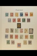 1852-1939 COMPREHENSIVE MOSTLY USED COLLECTION  On Pages, All Different, Inc (all Used) 1852 Set (all With Four Margins, - Other & Unclassified