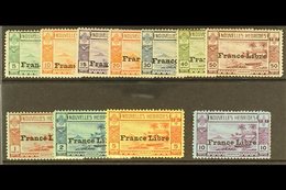 FRENCH 1941  France Libre Set (less 25c), SG F65/76, Mint, The 30c, 40c And 50c With Some Gum Toning, Others Fine. (11 S - Other & Unclassified