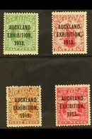 1913  Auckland Exhibition Set Complete, SG 412/5, Very Fine Mint. (4 Stamps) For More Images, Please Visit Http://www.sa - Other & Unclassified