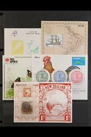 1975-1995 MINIATURE SHEETS  Never Hinged Mint All Different Collection. An Apparently Complete Basic Run From 1975 Healt - Otros & Sin Clasificación