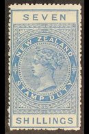 POSTAL FISCAL  1906. 7s Pale Blue, P14, SG F83, Fine Mint For More Images, Please Visit Http://www.sandafayre.com/itemde - Sonstige & Ohne Zuordnung