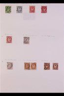 1856-1987 MASSIVE USED COLLECTION  A Considerable Collection On A Pile Of Album Pages Which Includes 1856-60 3sk X2, 4sk - Other & Unclassified