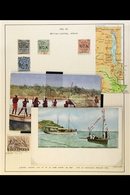 1891-1964 WELL WRITTEN UP FINE USED COLLECTION  Attractive Collection With Much Postmark Interest. Includes 1891-95 "B.C - Nyasaland (1907-1953)