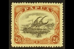 1910  2s 6d Black And Brown, Large Papua, Wmk Upright, P 12½, Type C, SG 83, Very Fine Well Centered Mint. For More Imag - Papúa Nueva Guinea