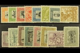 1932  Pictorial Set, SG 130/145, Extremely Fine Mint, The 10s Nhm. (16) For More Images, Please Visit Http://www.sandafa - Papoea-Nieuw-Guinea