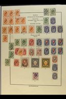 RUSSIAN PO's IN TURKISH EMPIRE  1900-14 Attractive Mint And Used Collection On Album Pages, Includes 1900-10 Good Range  - Sonstige & Ohne Zuordnung