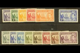 1938-44  Complete Definitive Set, SG 131/140, Very Fine Mint. (14 Stamps) For More Images, Please Visit Http://www.sanda - Saint Helena Island