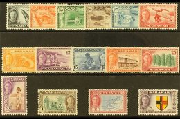 1950  Pictorial Definitive Set, SG 171/85, Never Hinged Mint (15 Stamps) For More Images, Please Visit Http://www.sandaf - Sarawak (...-1963)