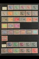 1964-1967 DEFINITIVE ISSUES.  NEVER HINGED MINT COLLECTION On Stock Pages, All Different, Includes 1964-72 Gas Oil Plant - Arabia Saudita