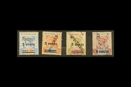 1901  Surcharges Set Handstamped "SPECIMEN", SG 37/40, Fine Mint, The 3c On 36c Without Gum. (4 Stamps) For More Images, - Seychelles (...-1976)