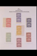 1907  Large Canoe Definitive Set, SG 1/7, As Mint Vertical Pairs, ½d, 1d & 2½d Are Marginal Examples, Each Stamp Identif - Salomonen (...-1978)