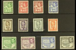 1938  "Portrait To Left" Definitive Complete Set, SG 93/104, Never Hinged Mint (12 Stamps) For More Images, Please Visit - Somaliland (Herrschaft ...-1959)