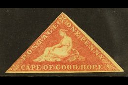 CAPE OF GOOD HOPE  1855-63 1d Rose, SG 5a, MINT With 2 Margins (just Brushing At Left), Scarce. Large Part OG For More I - Sin Clasificación