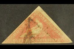 CAPE OF GOOD HOPE  1855-63 1d Rose, SG 5a, Used With 3 Margins For More Images, Please Visit Http://www.sandafayre.com/i - Unclassified