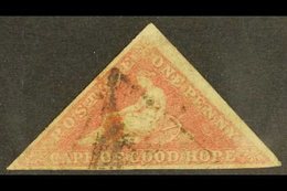 CAPE OF GOOD HOPE  1855-63 1d Rose, SG 5a, Used With 3 Margins For More Images, Please Visit Http://www.sandafayre.com/i - Zonder Classificatie