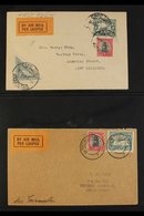 1929 AIRMAILS  COLLECTION OF FLOWN COVERS Either Postmarked 26th August 1929, This Being The First Flight From Cape Town - Ohne Zuordnung