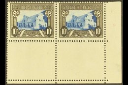 1933-48  10s Blue & Blackish Brown, SG 64c, Corner Marginal Pair, Never Hinged Mint For More Images, Please Visit Http:/ - Unclassified