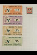 CHRISTMAS LABEL BOOKLETS  1955-60 COLLECTION OF COMPLETE BOOKLETS, One Penny Labels, Sold To Raise Funds For Tuberculosi - Unclassified