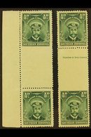 1924-9  ½d Blue-green Gutter Margin Pairs, One With IMPERFORATE AT BASE, Other IMPERFORATE TO TOP, SG 1 Variety, Fine Mi - Southern Rhodesia (...-1964)