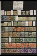 1860's-2000's CHIEFLY USED ACCUMULATION  With Some Duplication Neatly Displayed On Stock Pages, Includes A Few 'back Of  - Other & Unclassified