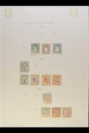 TELEGRAPH PUNCH STAMPS  1870 - 1899 Fine Chiefly Unused Collection Of "Taladros" With 1870 Vals To 2e, 1872 To 4p, 1873  - Otros & Sin Clasificación