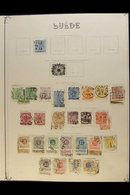 1855-1907 KING OSCAR I & II COLLECTION CAT £4250+  A Valuable "Old Time" Used Collection Presented On Printed Pages, Oft - Autres & Non Classés