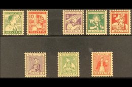 1915-17 PRO JUVENTUTE NHM.  An Attractive Selection On A Stock Card That Includes 1915 Set (5c Is Hinged & Not Counted)  - Otros & Sin Clasificación