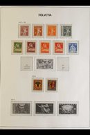 1915-49  POSTAL ISSUES COLLECTION  A Mostly Never Hinged Mint Collection Presented On "Davo" Hingeless Album Pages & Inc - Other & Unclassified