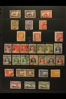 1887-1968 USED COLLECTION  Presented On Stock Pages. Includes A Small 19th Century Range To 24c, 1909 Opt'd Range To 14s - Thailand