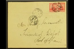 1918 WAR TAX COVER  (12 Nov) Cover To Port Of Spain, Franked 1913-23 1d, SG 150 & 1918 1d "War Tax" Ovpt, SG 189, Tied B - Trinité & Tobago (...-1961)