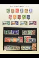 1900-1952 FINE MINT COLLECTION  Presented On Imperial Album Pages. Includes 1900-04 Set To 1s, KEVII Definitives To 3s,  - Turks & Caicos