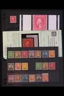 FORGERIES AND FACSIMILES  Collection Including Forged "Kans." And "Nebr." Overprints, A Couple Of Forged Perf 2c Washing - Andere & Zonder Classificatie