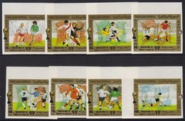 1980  IMPERF World Cup Football Set, Mi 1619/26b, Superb Never Hinged Mint For More Images, Please Visit Http://www.sand - Yémen