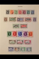 1952-1963 COMPLETE SUPERB CDS USED COLLECTION  On Pages, All Different, Complete SG 339/93, Includes 1952-55, 1957 & 196 - Zanzibar (...-1963)