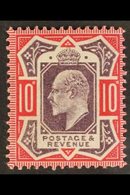1902  10d Slate Purple And Carmine, DLR Ord. Paper, Ed VII, SG M42 (2), Very Fine Mint. For More Images, Please Visit Ht - Unclassified