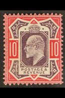 1902  10d Slate Purple And Carmine, DLR Ord. Paper, Ed VII, SG M42 (2), Very Fine Mint. For More Images, Please Visit Ht - Zonder Classificatie