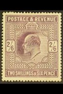 1902-10  2s6d Dull Purple On Chalky Paper, De La Rue Printing, SG 262, Fine Mint. For More Images, Please Visit Http://w - Ohne Zuordnung