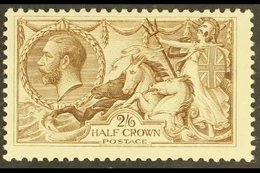 1918-19  2s6d Pale Brown Seahorse, B.W. Printing, SG 415a, Never Hinged Mint. For More Images, Please Visit Http://www.s - Non Classés