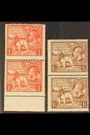 1925  Wembley Complete Set, SG 432/33, Never Hinged Mint Vertical PAIRS, Fresh (2 Pairs = 4 Stamps) For More Images, Ple - Ohne Zuordnung