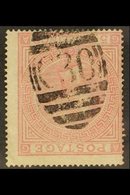 CHILE  1865-81 5s Rose (plate 2) With A Fine Strike Of The Valparaiso "C30" Barred Oval, SG Z88. Fine Used, Centered To  - Other & Unclassified